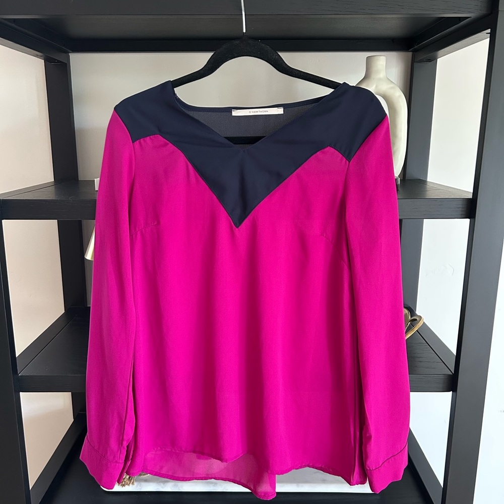 Professional blouse perfect for zoom calls!